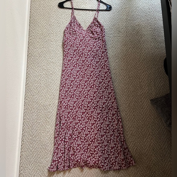 Wild Fable Floral Women's Tie Back Midi Dress - Picture 7 of 7